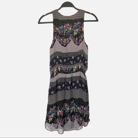 Free People Lace Up Falling for Georgette Mini Dress size XS - Picture 6 of 6